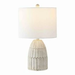 Best Pirce 😀 World Market Ronken White Textured Dome Table Lamp 😍 -Lighting Sales Store unnamed file 1831