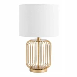 Best Sale 💯 World Market Portlia Copper Birdcage Table Lamp Set Of 2 🔥