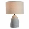 Cheapest 🔔 World Market Fuller Gray Concrete Bell Table Lamp 🔔