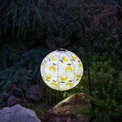 Best Pirce ⭐ World Market Round Lemon Yellow Poppy Fabric Solar LED Lantern ⭐ 8 Best Pirce ⭐ World Market Round Lemon Yellow Poppy Fabric Solar LED Lantern ⭐ -Lighting Sales Store unnamed file 1847
