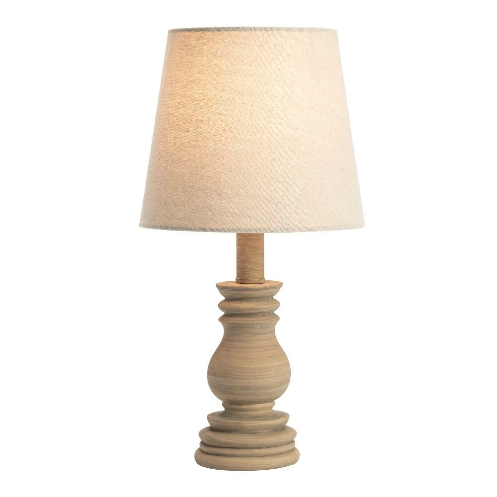 Best deal 💯 World Market Kenne Distressed Cream Turned Table Lamp ❤️ 4 Best deal 💯 World Market Kenne Distressed Cream Turned Table Lamp ❤️ - Image 2