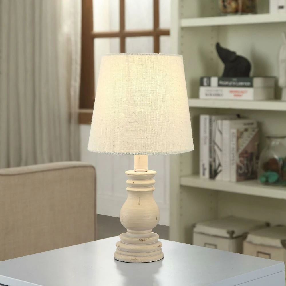Best deal 💯 World Market Kenne Distressed Cream Turned Table Lamp ❤️ 5 Best deal 💯 World Market Kenne Distressed Cream Turned Table Lamp ❤️ - Image 3