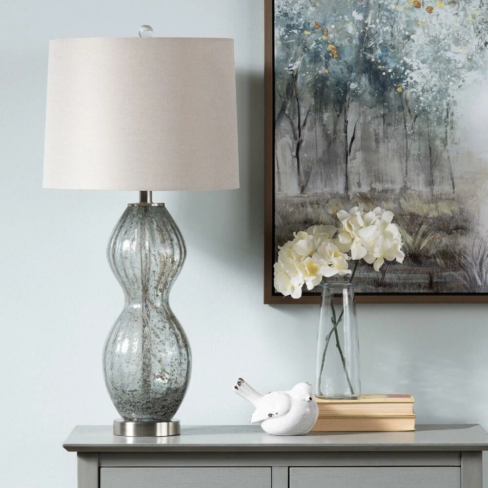 Best Pirce ๐ World Market Truro Gray Glass And Silver Table Lamp ๐ 5 Best Pirce ๐ World Market Truro Gray Glass And Silver Table Lamp ๐ - Image 3