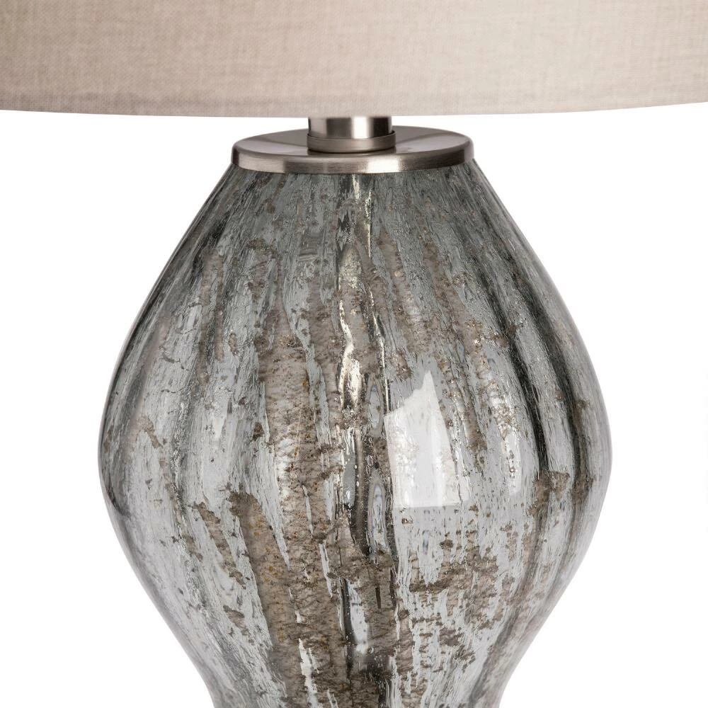 Best Pirce ๐ World Market Truro Gray Glass And Silver Table Lamp ๐ 6 Best Pirce ๐ World Market Truro Gray Glass And Silver Table Lamp ๐ - Image 4