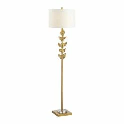Buy 🎁 World Market Georgiana Gold Leaf Floor Lamp 👏 -Lighting Sales Store unnamed file 1908