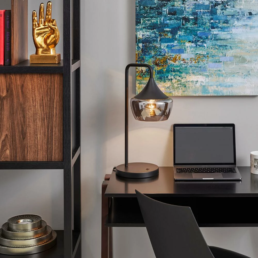 Top 10 ๐ World Market Eliza Black Metal and Smoked Glass Table Lamp ๐งจ 4 Top 10 ๐ World Market Eliza Black Metal and Smoked Glass Table Lamp ๐งจ - Image 2