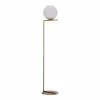 Brand new 🥰 World Market Hudson Brass and Frosted Glass Sphere Floor Lamp ✨