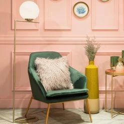 Brand new 🥰 World Market Hudson Brass and Frosted Glass Sphere Floor Lamp ✨ -Lighting Sales Store unnamed file 1945