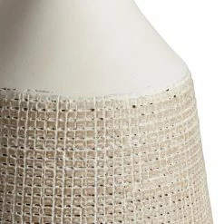 Hot Sale 🔔 World Market White and Gray Textured Ceramic Table Lamp Base 🎁 -Lighting Sales Store unnamed file 217