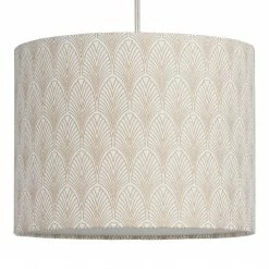 Best Pirce 🎉 World Market Gold Deco Fan Drum Table Lamp Shade 💯