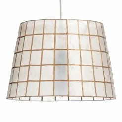 Wholesale 🔥 World Market Gold Capiz Tapered Table Lamp Shade ⭐