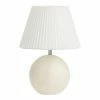 Deals 🔔 World Market Round White Stone Table Lamp with Pleated Shade 🤩 -Lighting Sales Store unnamed file 249