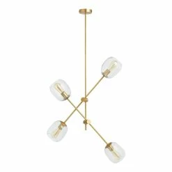 Hot Sale 🎁 World Market Stella Antique Brass And Glass 4 Light Chandelier 🥰 -Lighting Sales Store unnamed file 255