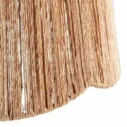 Outlet 😉 World Market Natural Jute Rope Scalloped Table Lamp Shade 😍 -Lighting Sales Store unnamed file 272