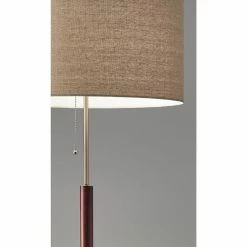 Flash Sale ❤️ World Market Hamilton Wood And Antique Brass Floor Lamp 💯 -Lighting Sales Store unnamed file 293