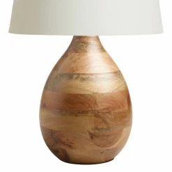 Buy ⌛ World Market Wood Teardrop Table Lamp Base 😍