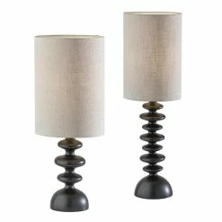 New 🎉 World Market Beatrice Matte Black Table Lamp 👏