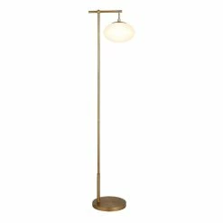 Buy 🔔 World Market Rossi Metal And Milk Glass Floor Lamp 🧨