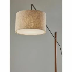 Best Sale 👏 World Market Ethan Walnut Wood And Black Metal Adjustable Arc Floor Lamp 🔔 -Lighting Sales Store unnamed file 400