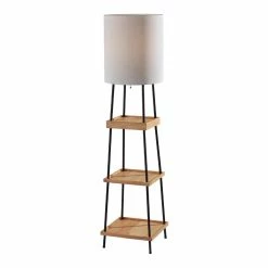 Best Pirce 💯 World Market Rowland Floor Lamp With Shelves, USB and Charging Pad 🎁 -Lighting Sales Store unnamed file 435