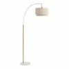 Best Sale 🛒 World Market Bria Brass And Marble Tiered Shade Adjustable Arc Floor Lamp ✨ -Lighting Sales Store unnamed file 493