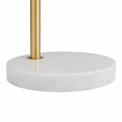 Best Sale 🛒 World Market Bria Brass And Marble Tiered Shade Adjustable Arc Floor Lamp ✨ -Lighting Sales Store unnamed file 497