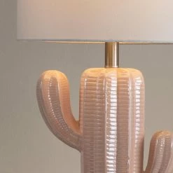Deals 🔔 World Market Pink Pearl Ceramic Cactus Table Lamp 🤩 -Lighting Sales Store unnamed file 501