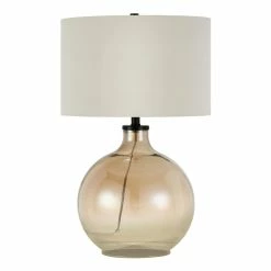 Promo 😀 World Market Beatrice Round Glass Table Lamp 👏