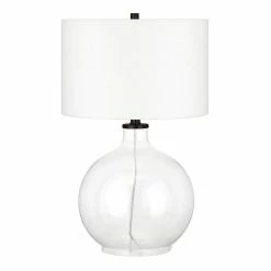 Promo 😀 World Market Beatrice Round Glass Table Lamp 👏 -Lighting Sales Store unnamed file 507