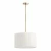 Hot Sale ⭐ World Market White Linen Pleated Drum Pendant Lamp 🎉 -Lighting Sales Store unnamed file 509
