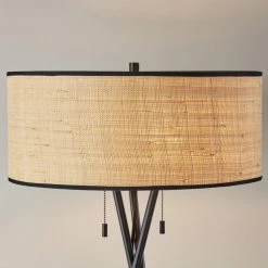 Deals 🔔 World Market Seymour Natural Rattan and Black Metal Tripod Floor Lamp 🎁 -Lighting Sales Store unnamed file 534