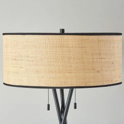 Deals 🔔 World Market Seymour Natural Rattan and Black Metal Tripod Floor Lamp 🎁 -Lighting Sales Store unnamed file 535