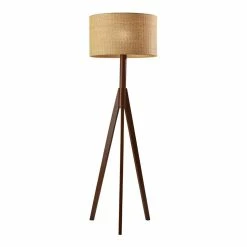 Best reviews of ✨ World Market Gallagher Walnut Rubberwood Tripod Floor Lamp ✨