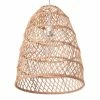 Best Pirce 👍 World Market Woodrow Natural Rattan Open Weave Pendant Lamp 😀