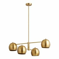 Outlet 👍 World Market Antique Brass Dome 4 Light Chandelier 👏 -Lighting Sales Store unnamed file 585