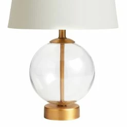 Coupon 🔥 World Market Serena Glass Globe And Brass Accent Lamp Base 🎉