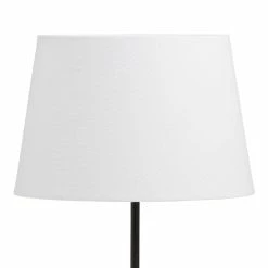 Budget 🤩 World Market White Cotton Linen Accent Lamp Shade ⌛