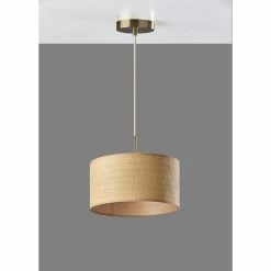 Hot Sale 🧨 World Market Landor Natural Woven Drum Pendant Lamp 🥰 -Lighting Sales Store unnamed file 654