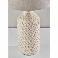 Flash Sale 👏 World Market Kathryn Off White Diamond Ceramic Table Lamp Set Of 2 🛒 -Lighting Sales Store unnamed file 662