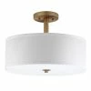 Wholesale 👍 World Market Alysian Gold And White Flush Mount Ceiling Light ❤️ -Lighting Sales Store unnamed file 674