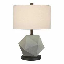 Best reviews of ๐ World Market Twila Geometric Concrete Table Lamp ๐