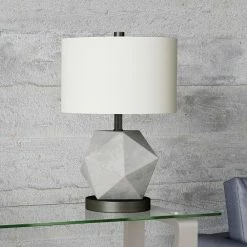 Best reviews of 🔔 World Market Twila Geometric Concrete Table Lamp 🛒 -Lighting Sales Store unnamed file 685