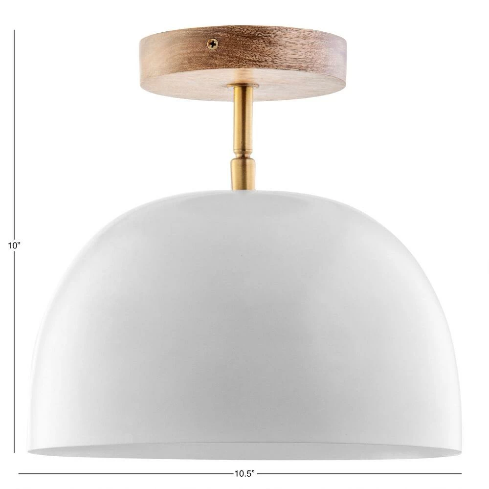 Best reviews of ๐ World Market White Metal Dome Adjustable Semi Flush Mount Ceiling Light โญ 6 Best reviews of ๐ World Market White Metal Dome Adjustable Semi Flush Mount Ceiling Light โญ - Image 4
