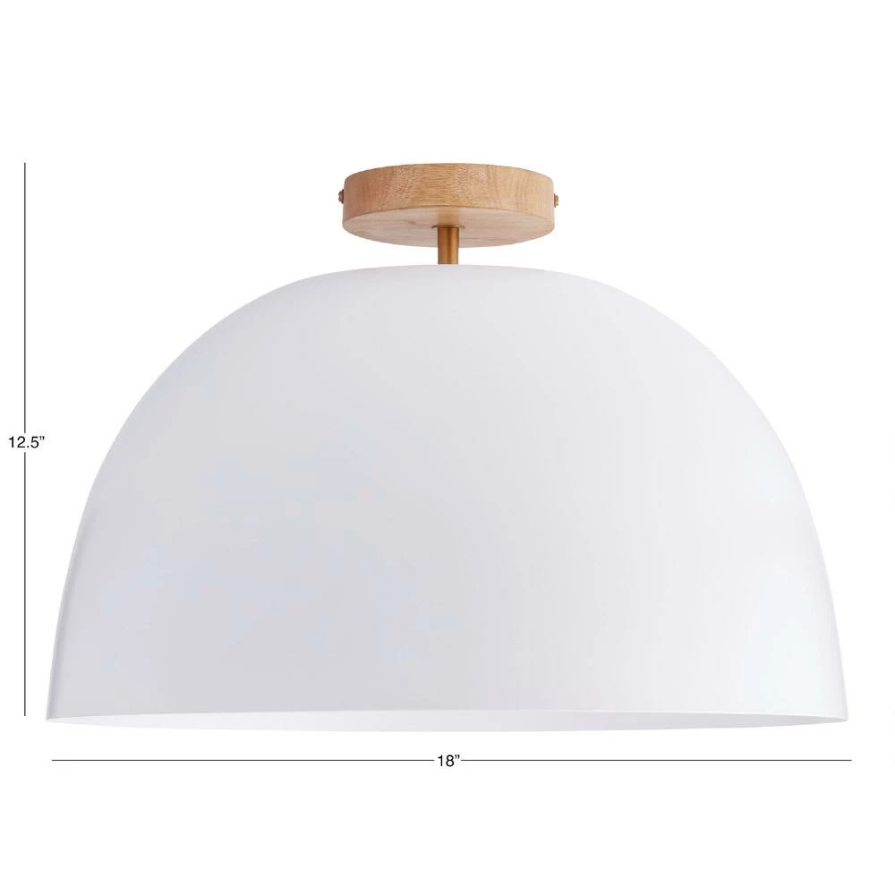 Best reviews of ๐ World Market White Metal Dome Adjustable Semi Flush Mount Ceiling Light โญ 7 Best reviews of ๐ World Market White Metal Dome Adjustable Semi Flush Mount Ceiling Light โญ - Image 5