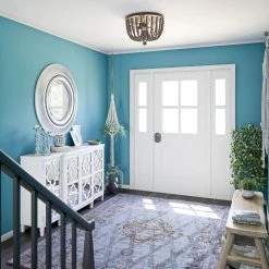 Budget 👏 World Market Madison Wood Bead 3 Light Flush Mount Ceiling Light 😉 -Lighting Sales Store unnamed file 702