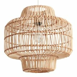 Budget ⭐ World Market Lana Woven Rattan Pendant Shade 😀
