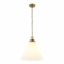 Top 10 👍 World Market Delvi Metal And White Glass Cone Shade Pendant Lamp 👏 -Lighting Sales Store unnamed file 710