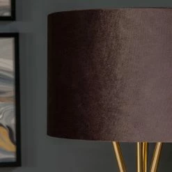 Buy 😍 World Market Velvet Shade Metal Tripod Darien Floor Lamp 🔥 -Lighting Sales Store unnamed file 715