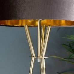Buy 😍 World Market Velvet Shade Metal Tripod Darien Floor Lamp 🔥 -Lighting Sales Store unnamed file 716