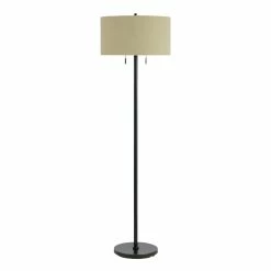 Discount 👍 World Market Calais Dark Bronze 2 Light Floor Lamp ⭐
